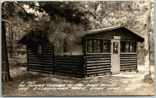 Pine Ridge Resort,  Stone Lake Wi Wisconsin Vintage Rppc Real Photo Postcard C1