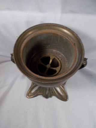 Victorian Bradley & Hubbard B&H Handled Brass Banquet Lamp Base c1880s 3