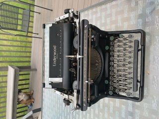 Vintage Antique 1935 Underwood 11 Typewriter Serial Number 4513166 - 11 Steampunk