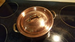 Vintage/antique Copper & Cast Iron Pan