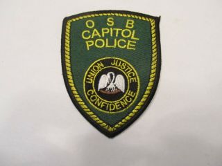 Louisiana State Capitol Police Patch