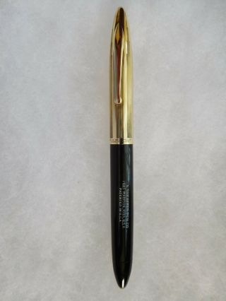Vintage Sheaffer Lifetime Fountain Pen With 14kt Gold Nib & Gold Filled Cap Nr