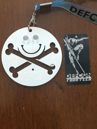 Defcon 14 Badge And Room Key