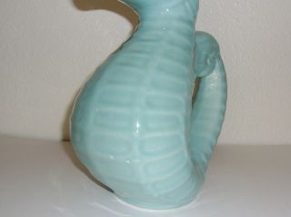 Blue Ceramic Seahorse Water Pitcher by Destinos Made in Portugal 6