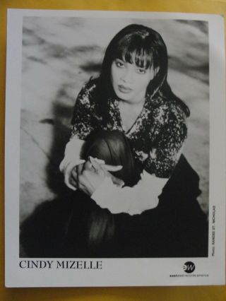Cindy Mizelle Eastwest Records Black & White B/w Promotional Press Photo 8x10”