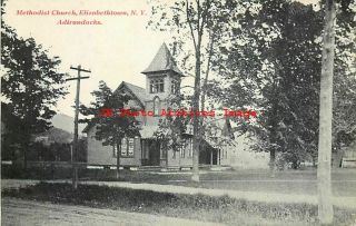 Ny,  Elizabethtown,  York,  Methodist Church,  Exterior View