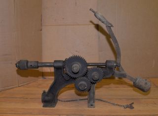 Rare Acme Blacksmith Post Drill Collectible Antique Forge Tool Drilling Machine