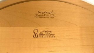 2004 Longaberger CRAFT KEEPER BASKET Combo Liner,  Protector Set Woodcrafters Lid 4