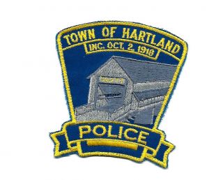 Canada - Awesome Covered Bidge - Town Of Hartland Police - Brunswick