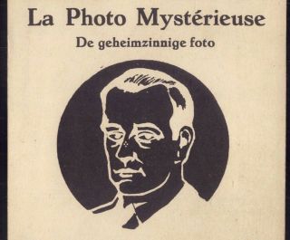 Vintage Mystery Postcard Novelty.  Optical Illusion Actor Jean Angelo France 1920