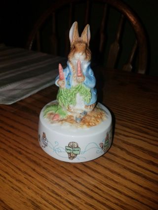 Beatrix Potter Peter Rabbit Spinning Figurine Music Box
