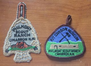 Bsa Iron - On / Embroidered Patches Philmont Scout Ranch,  Kit Carson Museum