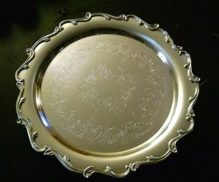 Webster Wilcox International Silver Co.  15 " Serving Tray