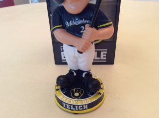 Forever Collectibles 2018 Milwaukee Brewers Christian Yelich Bobblehead 4