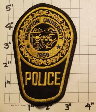 Hampton University (va) Police Department Patch