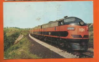 Bessemer & Lake Erie Rr Co.  / 725 Train/ Chrome Postcard
