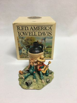 Lowell Davis Home Squeezins Figurine W/ Box Mib