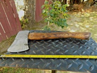 Vintage Craftsman 1 - 1/4 Lb - Camping Hatchet/axe,  12  Curved Hickory Handle Usa