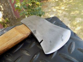 Vintage CRAFTSMAN 1 - 1/4 LB - Camping Hatchet/Axe,  12  CURVED HICKORY HANDLE USA 5