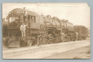 Sprr Railroad Locomotive Rppc Conductors Roseville Ca Train Photo Placer County