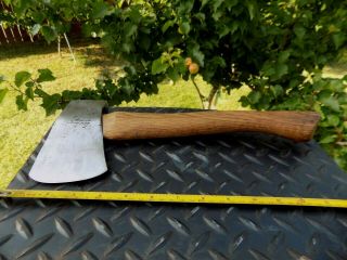 Vintage True Temper Tommy Axe,  Hatchet,  12  Curved Hickory Handle,  Made In Usa