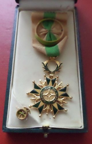 Niger Officer Of The National Order Of Niger,  Box Medal Badge