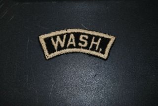 Wash.  State Strip Blue Felt And White Sea Scouting Bws