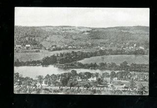 Shawnee Pa View Of Shawnee From The Jersey Side 1911 Awesome View