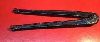 Vintage J.  H.  Williams Tool Co.  Adjustable Face Spanner Wrench 2 Inch No 482 2