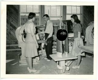 Wwii Photo Ga Georgia Camp Wheeler Army Laundry Women Ironing Pressing Machines