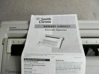 Electric Typewriter Smith Corona Memory Correct NA1HH 5