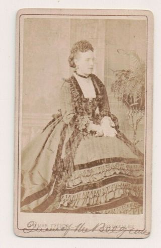 Vintage Cdv Archduchess Marie Henriette Austria Queen Of Belgium Ghemar Freres