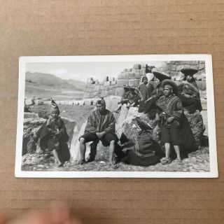 O) Postcard Peru Native Cuzco Uncirculated D