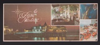 La Rosa Nautica Restaurant On The Shore/beach Lima,  Peru Postcard W/stamp