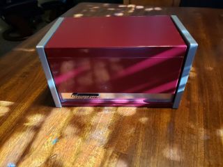 Snap - On Micro tool box in Burgundy,  top 3 drawer chest. 5
