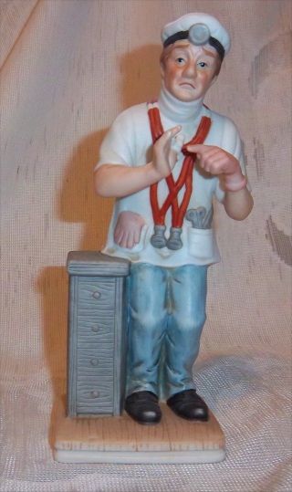 Vintage Rare Geo Z Lefton Porcelain Figurine – Doctor 1990