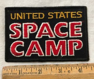 Vintage United States Space Camp Embroidered Patch Nasa Iron On