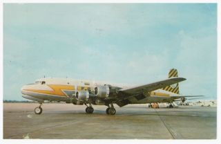 Airline Issued Postcard - Aerocondor Colombia Douglas Dc - 6 - Postally