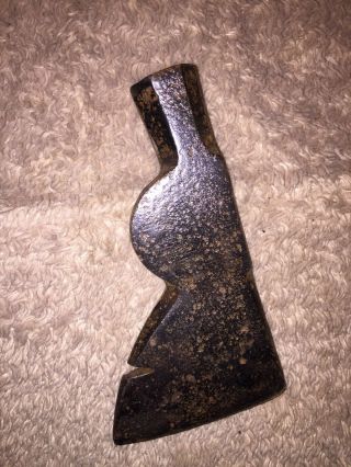 Vintage Hatchet Axe Hammer Head Unmarked 3 - 1/2” Blade