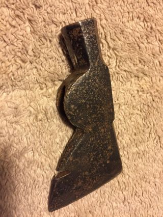 Vintage Hatchet Axe Hammer Head Unmarked 3 - 1/2” Blade 2