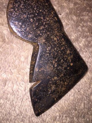 Vintage Hatchet Axe Hammer Head Unmarked 3 - 1/2” Blade 3