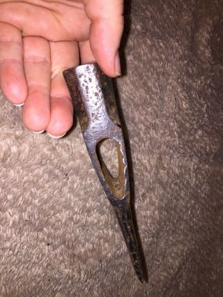 Vintage Hatchet Axe Hammer Head Unmarked 3 - 1/2” Blade 4