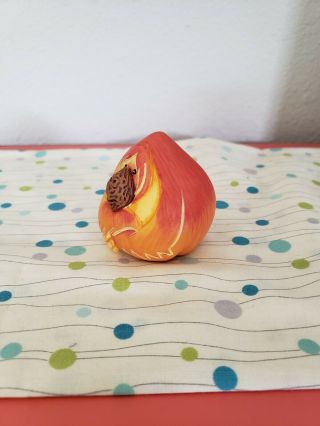 Enesco Home Grown Peach Orangutan Figurine 3