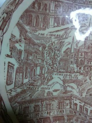 Rare Orleans Old Absinthe House Porcelain Plate