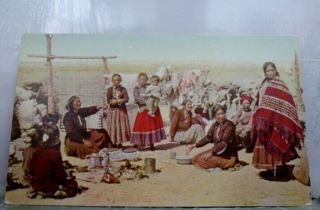 Scenic Navajo Indians Postcard Old Vintage Card View Standard Souvenir Postal Pc