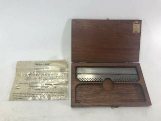 Vintage Brown And Sharpe No 130 - 6 Magnetic Perma Clamp With Wood Case.  125 " X 6 "