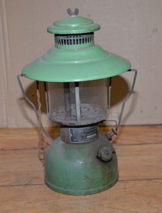 Early Prentiss Wabers Model L 43p Coleman Glass Vintage Collectable Gas Lantern