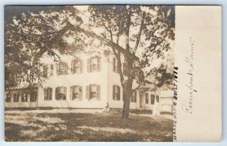 Vintage Rppc Postcard Pierrepont Manor House Real Photo Built 1826 Jefferson