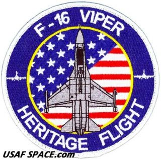 Usaf Heritage Flight - F - 16 Viper - Davis - Monthan Afb - Air Force Patch