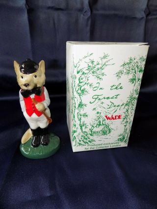 Wade Figurine In The Forest Deep Huntsman Fox W/ Box London 1 Of 1000